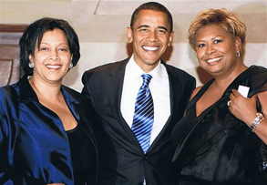 D&V with Barack Obama at Barack on Broadway!!